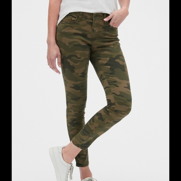 GAP DENIM camo print legging skimmer jean 29 (C11) - Picture 1 of 13